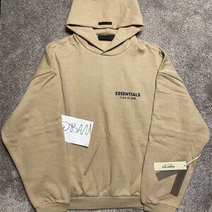 FOG - Fear of God Essentials Desert Sand Fleece Hoodie - (READ DESCRIPTION)